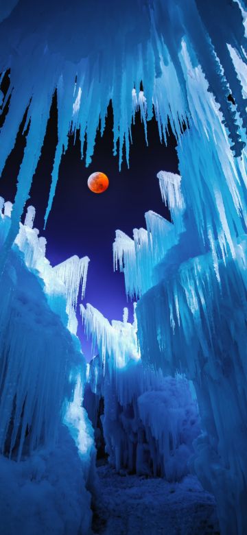 Ice Castles, Eclipse, Tourist attraction, Utah, Aesthetic