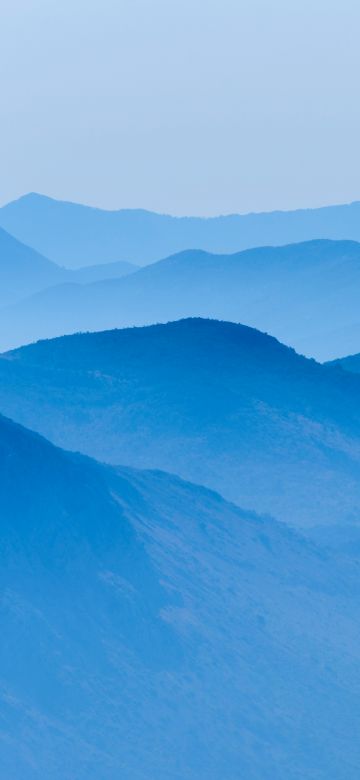 Dubrovnik Hills, Foggy, Landscape, Blue, Cold, Croatia, 5K