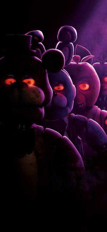 Five Nights at Freddy's, 8K, 2023 Movies, Dark background, 5K