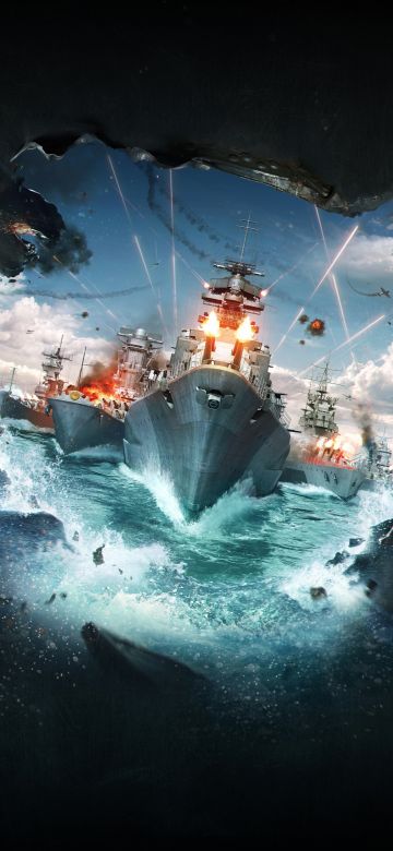 World of Warships, Video Game, 5K, Game Art