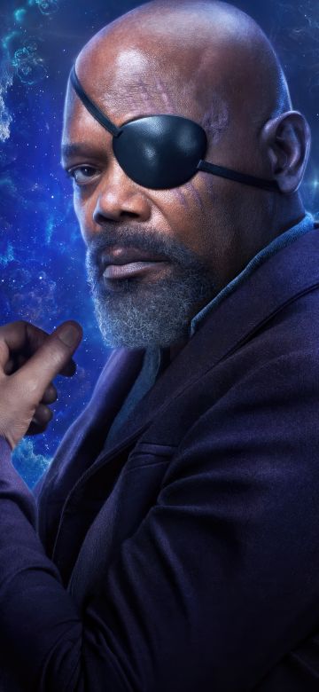 Samuel L Jackson as Nick Fury, The Marvels, 2023 Movies, Marvel Comics, 5K