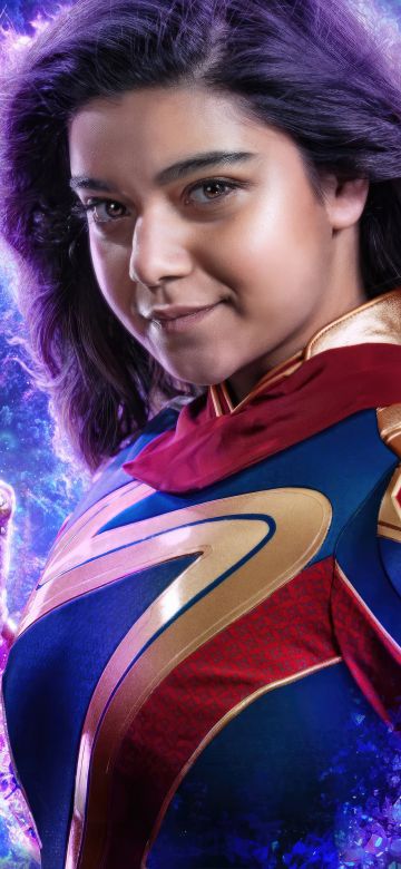 Iman Vellani as Kamala Khan, The Marvels, 2023 Movies, Marvel Comics, 5K