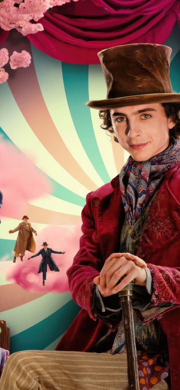 Wonka, Movie poster, 2023, 5K, Timothée Chalamet