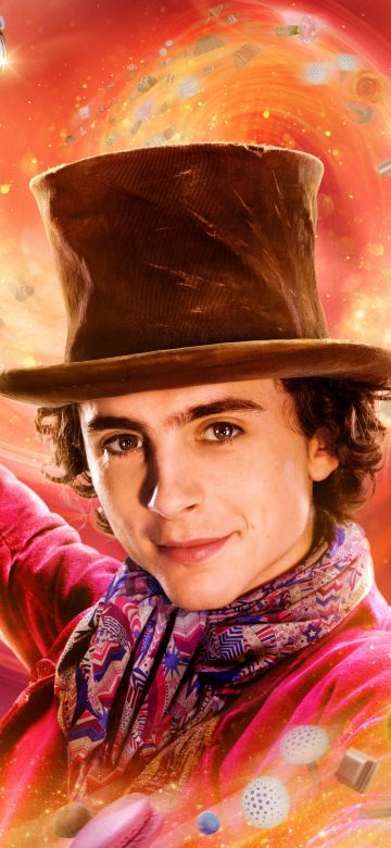 Timothée Chalamet, Wonka, 8K, 2023 Movies, 5K