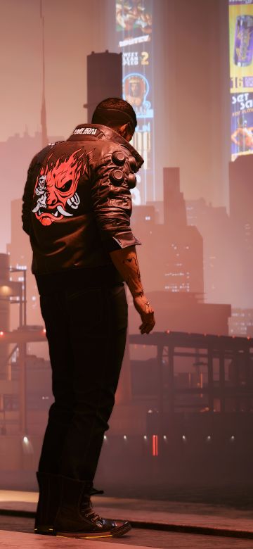 Cyberpunk 2077, Samurai, Leather jacket, 5K, Samurai jacket