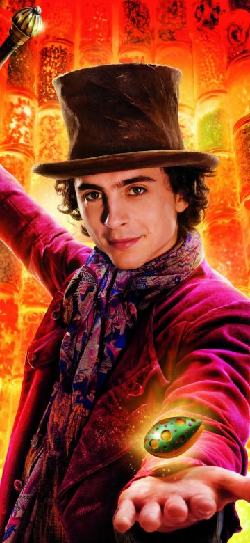 Timothée Chalamet, Wonka, 5K, 2023 Movies