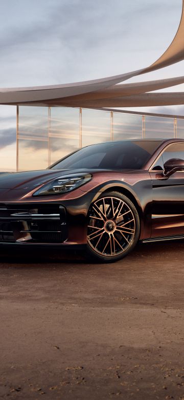 Porsche Panamera Turbo E-Hybrid, 2024, 5K, 8K, Hybrid electric cars