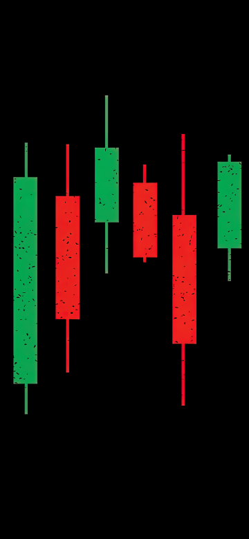 Candlestick pattern, 8K, Stock Market, AMOLED, Black background, Day Trading, 5K