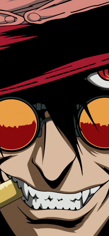 Alucard, Artwork, Hellsing, Evil laugh, 5K