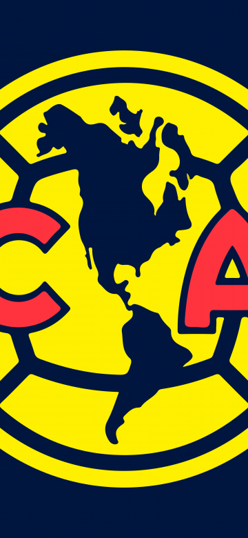 Club America, 8K, Logo, Football club, Dark background, 5K