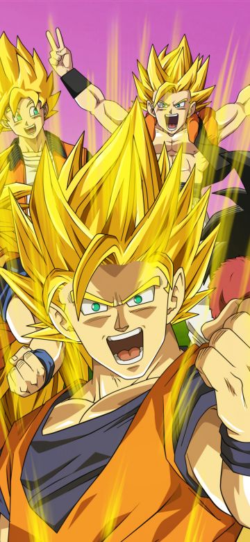 Goku, Evolution, Dragon Ball Z, 5K