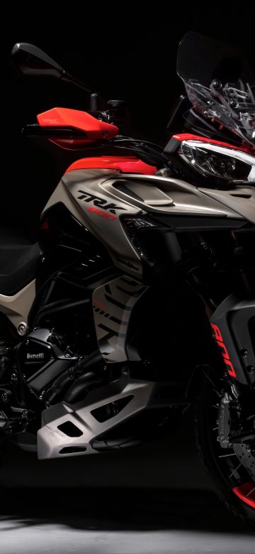 Benelli TRK 800, 2024, Dark background, 5K, 8K, Adventure motorcycles