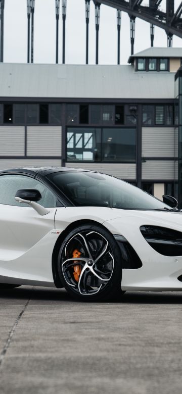 McLaren 750S Spider, 8K, 5K, White cars