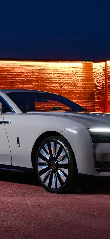 Rolls-Royce Spectre, 2024, 5K, Luxury EV, Night