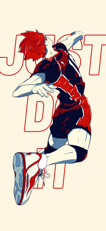 Shoyo Hinata, Just Do It, Haikyuu, 5K, 8K, Nike, Volleyball player