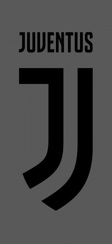 Juventus FC, Minimalist, Grey background, 5K, Logo, Football club