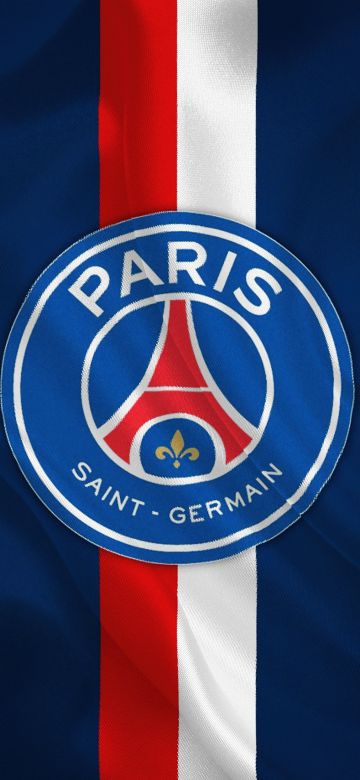 Paris Saint-Germain, 5K, Logo, Football club, Dark blue