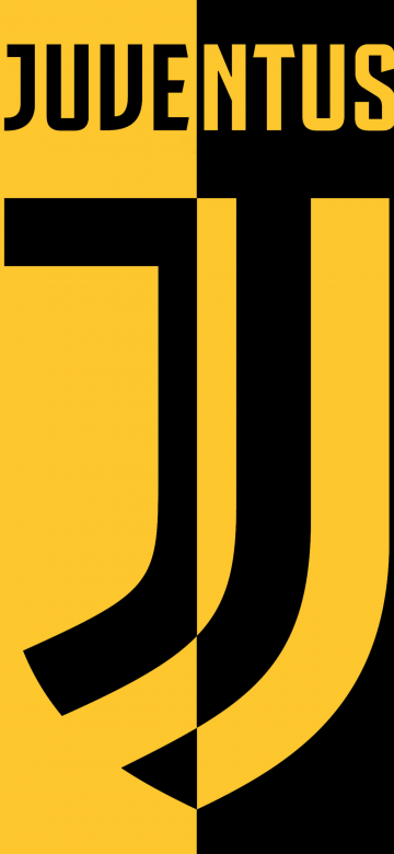 Juventus FC, Yellow background, 5K, Logo