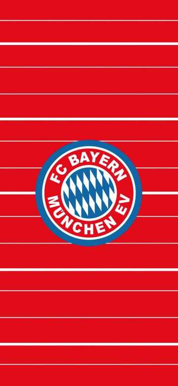 FC Bayern Munich, Red background, Logo, Football club, 5K