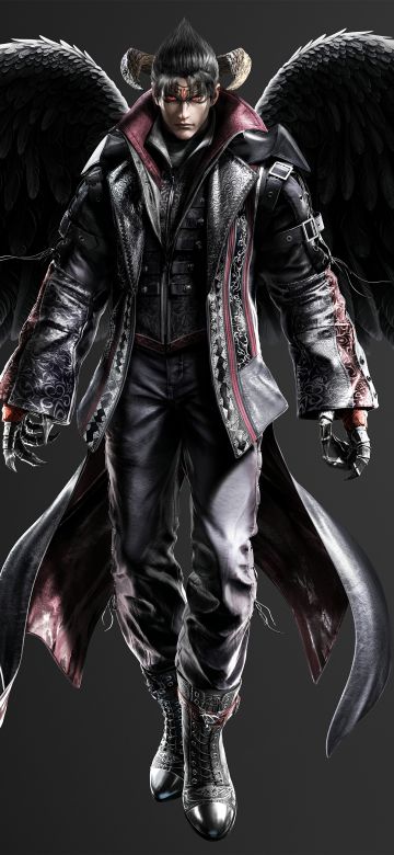 Devil Jin, 8K, Tekken 8, Dark background, 5K