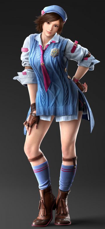 Asuka Kazama, Tekken 8, Dark background, 5K, 8K