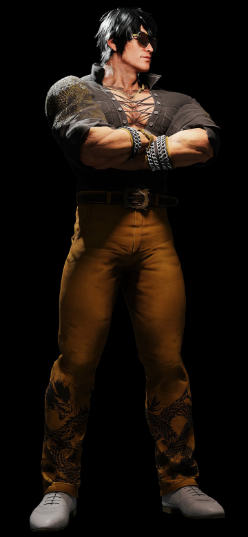 Tekken 8, Marshall Law, 5K, AMOLED, Black background