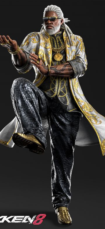 Tekken 8, Leroy Smith, 5K, Dark background