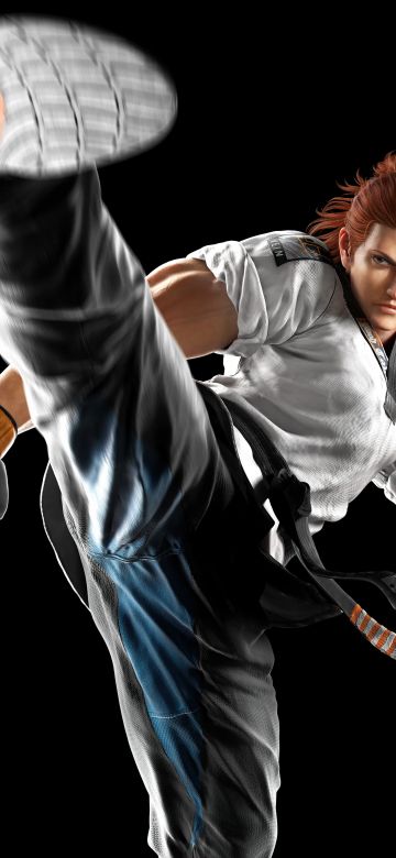 Hwoarang, 8K, Tekken 8, 5K, AMOLED, Black background