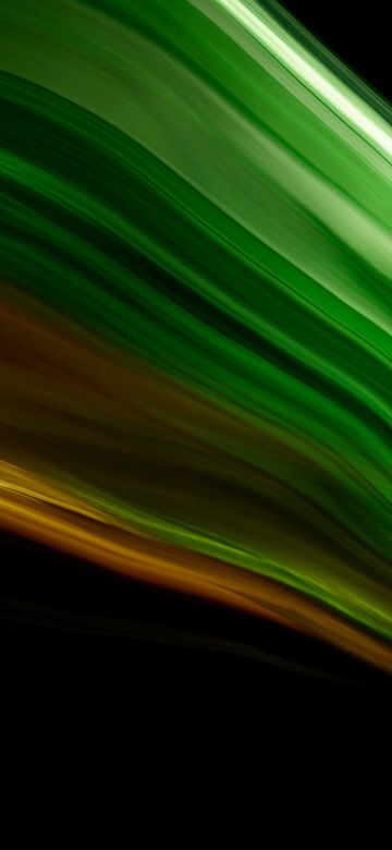 Acer, Official, Stock, Black background, Green abstract, AMOLED, 5K