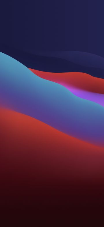 macOS Big Sur, Apple, Layers, Fluidic, Colorful, Dark, WWDC, 2020, 5K