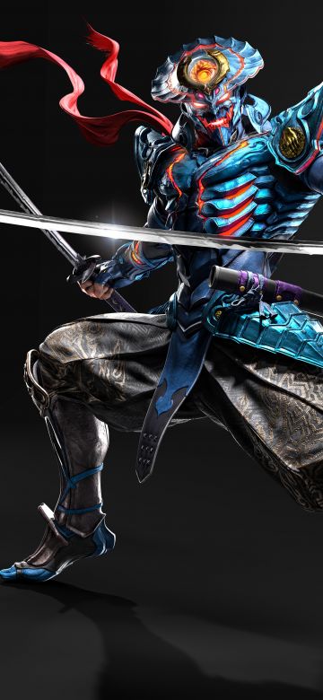 Tekken 8, Yoshimitsu, Dark background