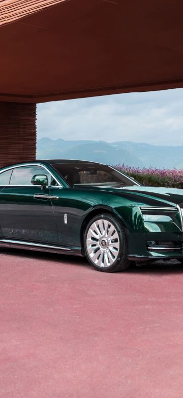 Rolls-Royce Spectre, Emerald green, 5K