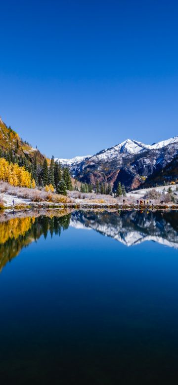 Crystal Lake, Colorado, Autumn, Landscape, North America, Outdoor, Mountains, Fall, 5K