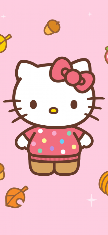 Sanrio, Hello Kitty background, 5K, Pastel pink, Cute cartoon