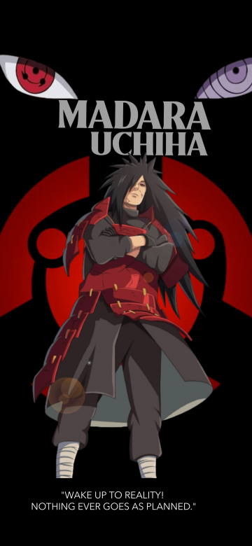 Madara Uchiha, Black background, 8K, AMOLED, 5K, Naruto