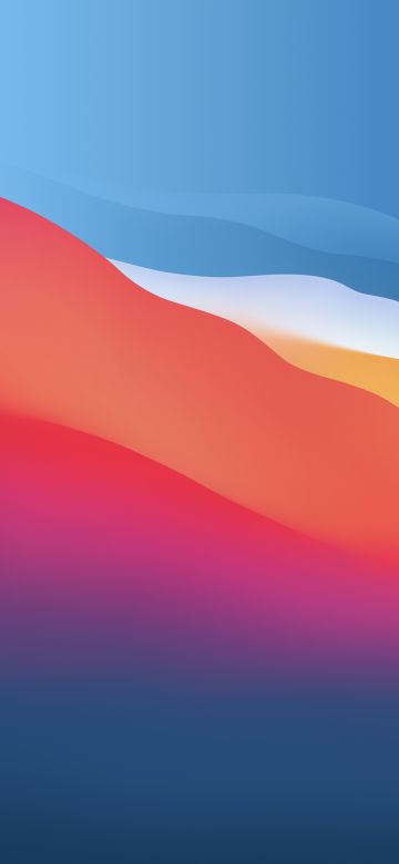 macOS Big Sur, Colorful, Waves, Smooth, Stock, Apple, Aesthetic, 5K