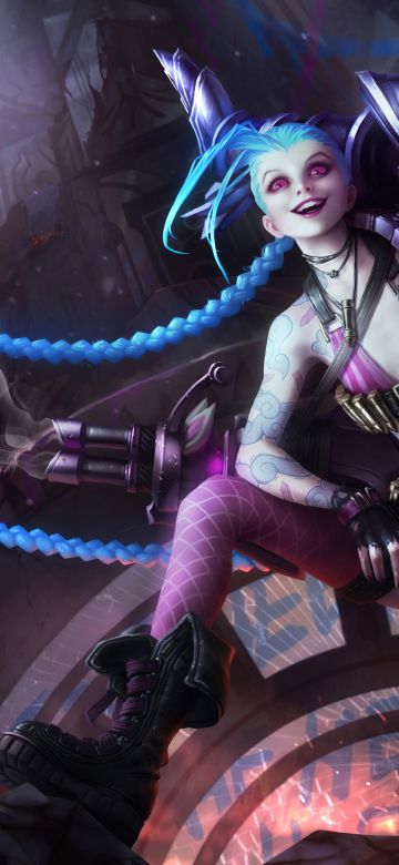 Jinx, Artwork, League of Legends