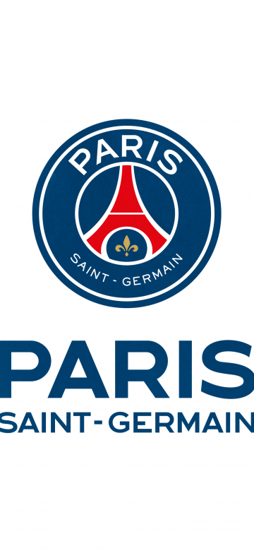 Paris Saint-Germain, Football club, 5K, Logo, White background