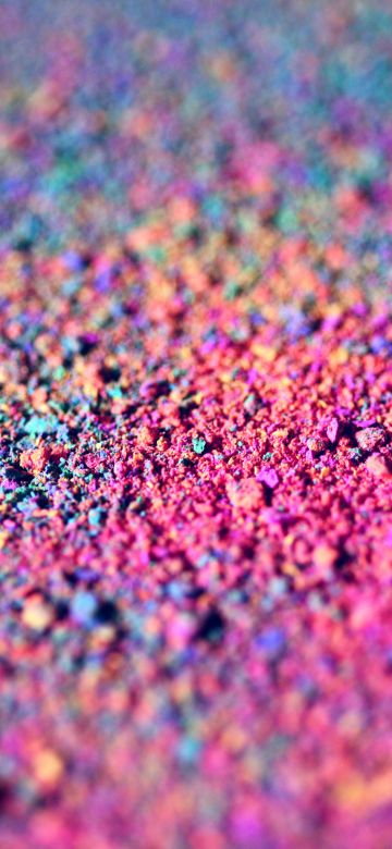 Chalk dust, Colorful, Bokeh, Macro, 5K