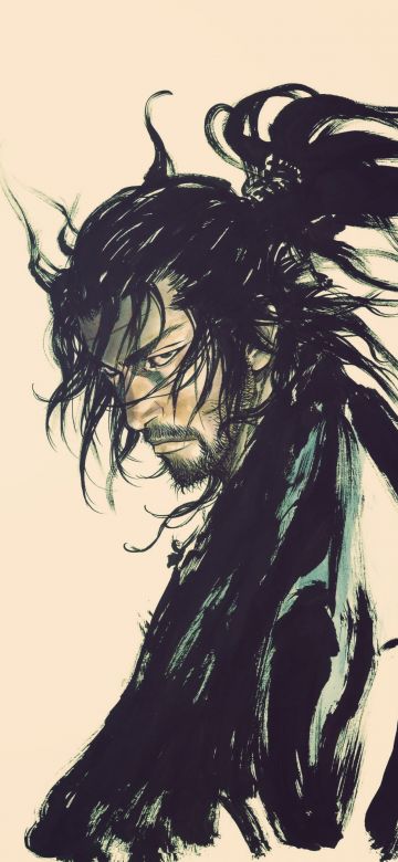 Miyamoto Musashi, Vagabond, Artwork, 5K