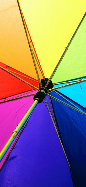 Umbrella, Colorful, Multicolor, 5K