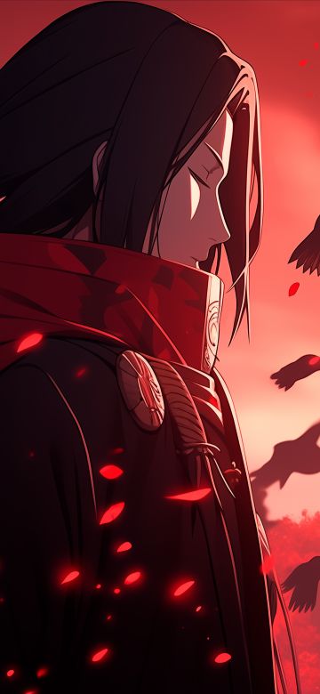 Itachi Uchiha, AI art, Midjourney, 5K, Naruto