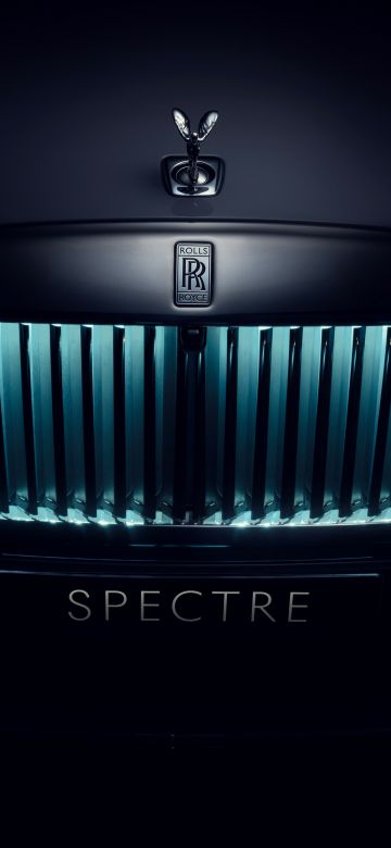 Rolls-Royce Spectre, Dark aesthetic, 2024, 5K, 8K