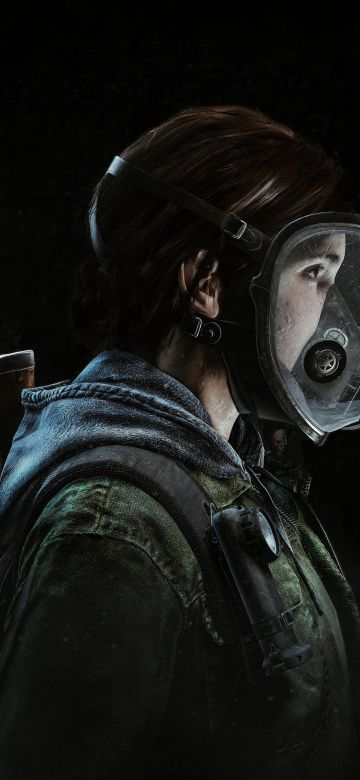 Ellie Williams, The Last of Us Part II, Dark background, 5K, Female character