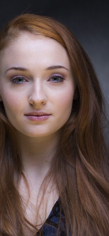 Sophie Turner, Portrait, Beautiful actress, 5K