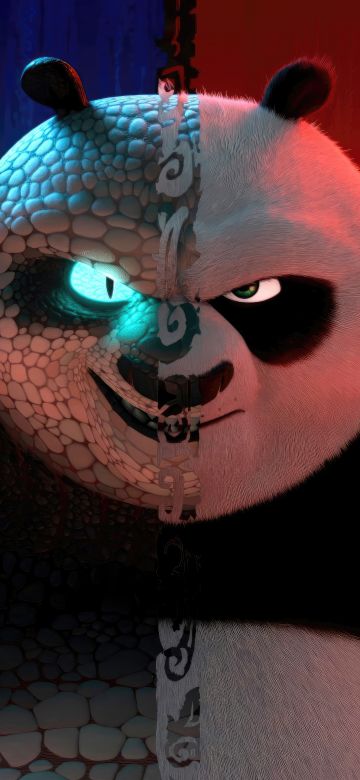 The Chameleon, Po (Kung Fu Panda), Kung Fu Panda 4, 5K, 2024 Movies