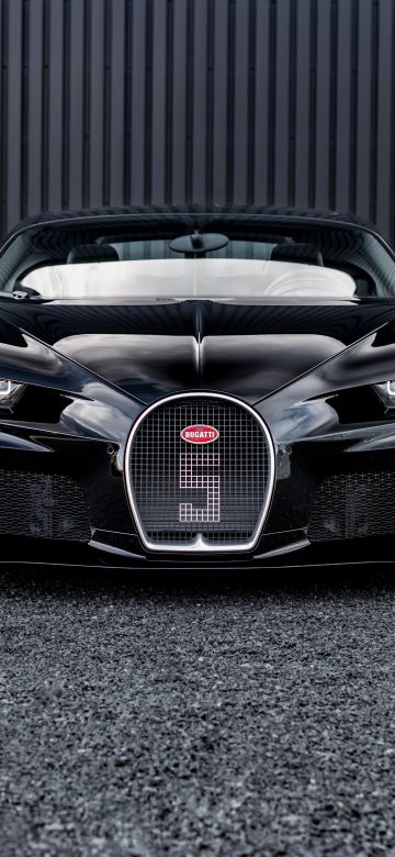 Bugatti Chiron Super Sport, Black cars, 5K, 2024