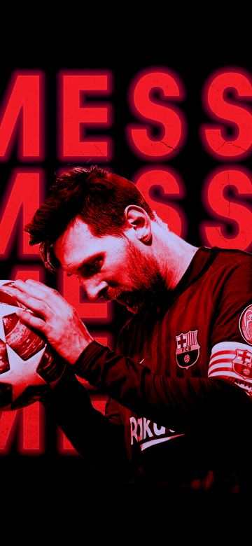 Lionel Messi, AMOLED, Football player, FC Barcelona, FCB, Argentina, 5K, 8K, Futbol