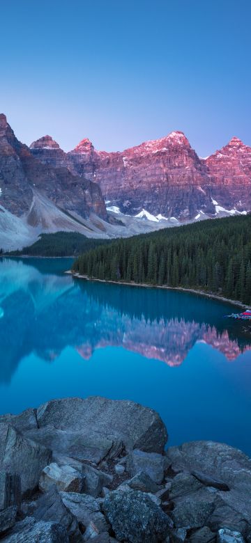 Canadian Rockies, Moraine Lake, Banff National Park, Alberta, Canada, Landscape