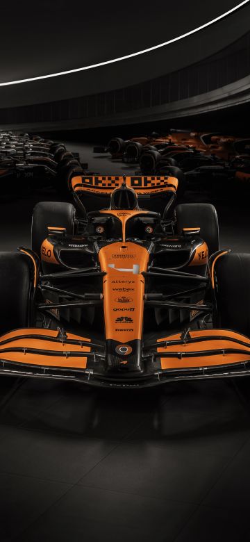 McLaren MCL38, F1 Cars, Dark background, 2024, Formula One cars